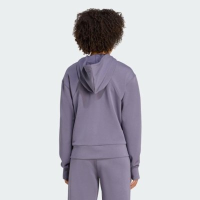 Moletom Capuz Zíper Designed 4 Training adidas Performance Roxo