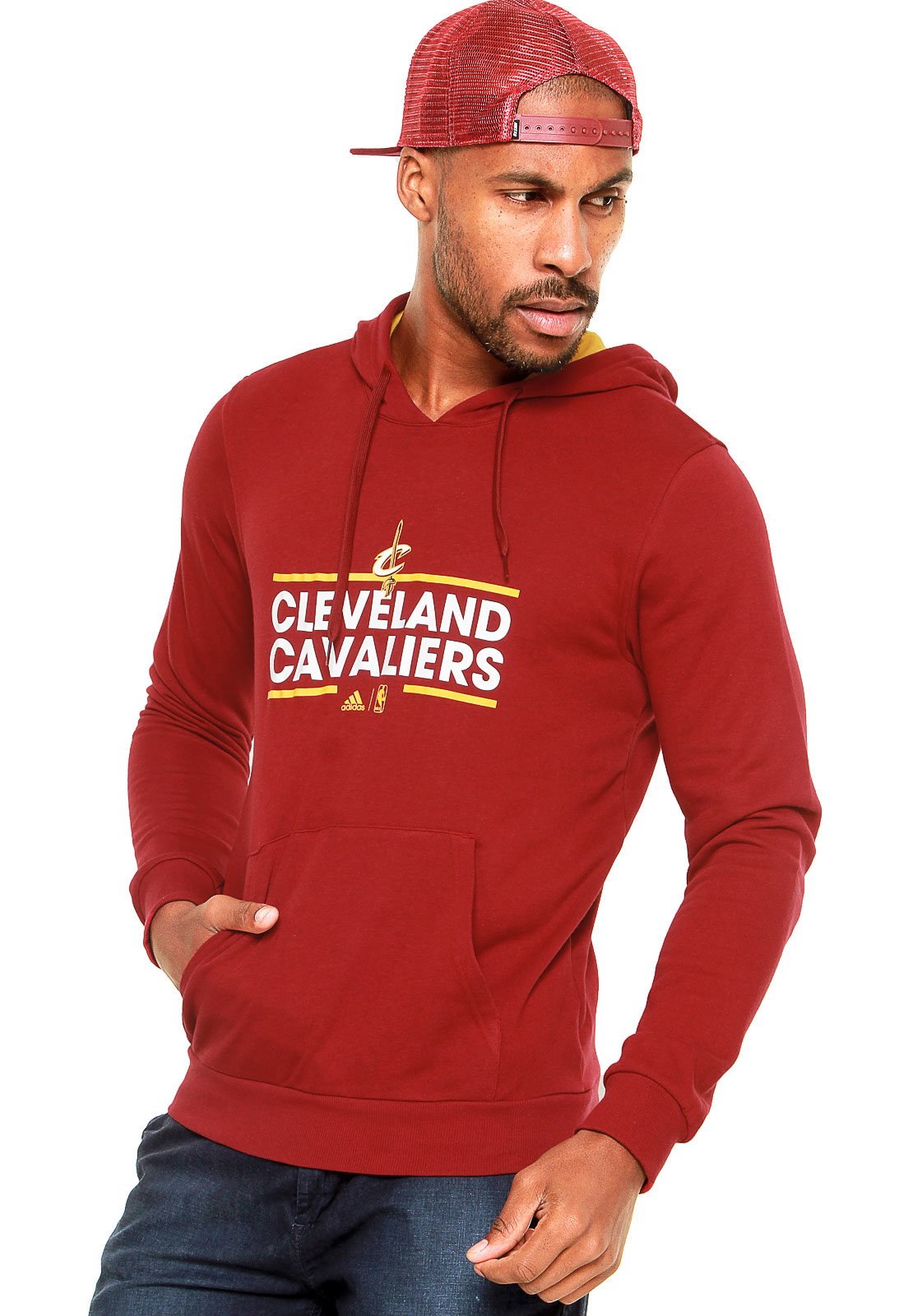 Moletom adidas Nba Hoody Bordo Compre Agora Dafiti Brasil