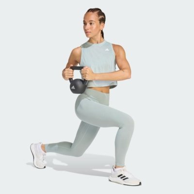 Regata Boxy de Treino Train Essentials adidas Performance Verde