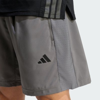 SHORTS MALHA WORKOUT ESSENTIALS BASE adidas Performance Cinza