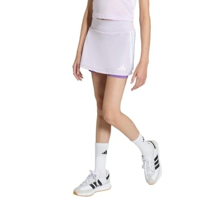SHORTS TRAIN ESSENTIALS TRÊS LISTRAS adidas Performance Roxo