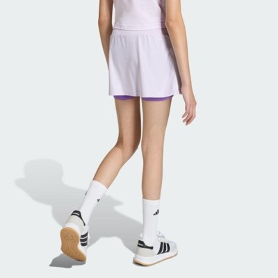 SHORTS TRAIN ESSENTIALS TRÊS LISTRAS adidas Performance Roxo