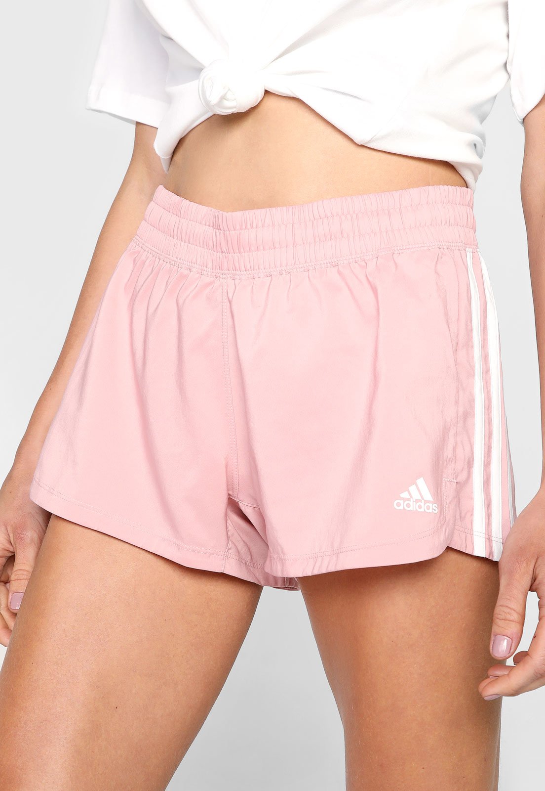 Short adidas feminino outlet rosa