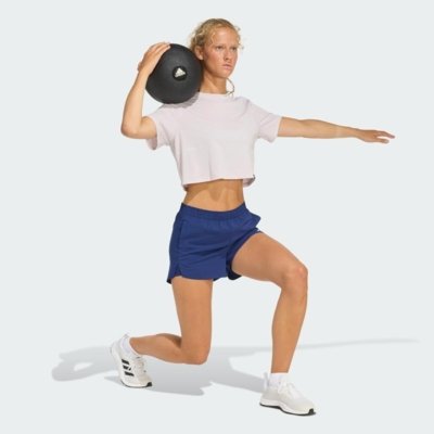 Shorts 2 em 1 Workout Essentials adidas Performance Azul