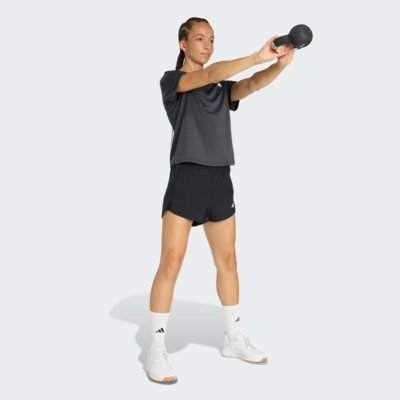 Shorts 2 em 1 Workout Essentials adidas Performance Preto