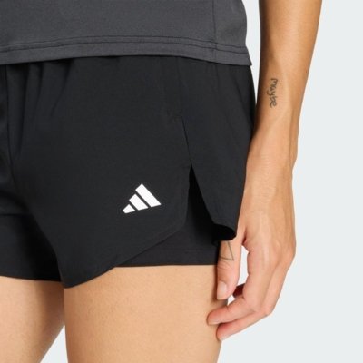 Shorts 2 em 1 Workout Essentials adidas Performance Preto