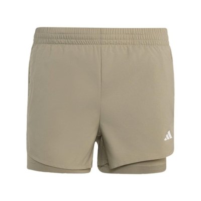 Shorts 2 em 1 Workout Essentials adidas Performance Verde
