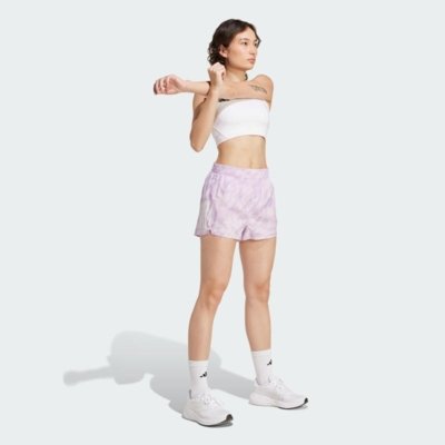 Shorts com estampa Own The Run adidas Performance Roxo