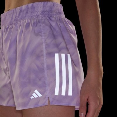 Shorts com estampa Own The Run adidas Performance Roxo