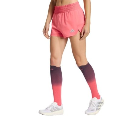 Shorts de Malha Racer Pacer adidas Performance Rosa