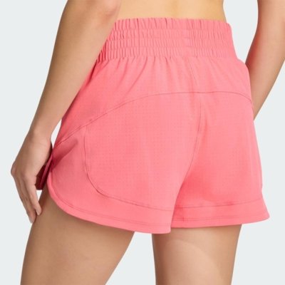 Shorts de Malha Racer Pacer adidas Performance Rosa