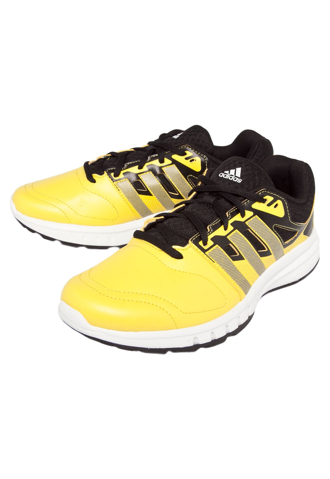 tênis adidas amarelo e preto