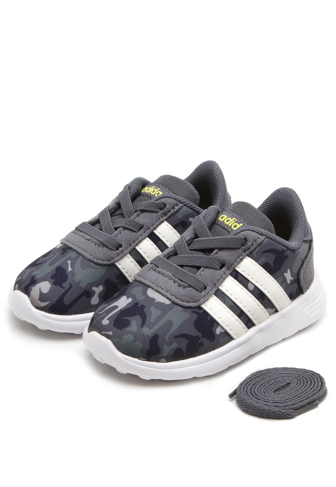 adidas lite racer cinza