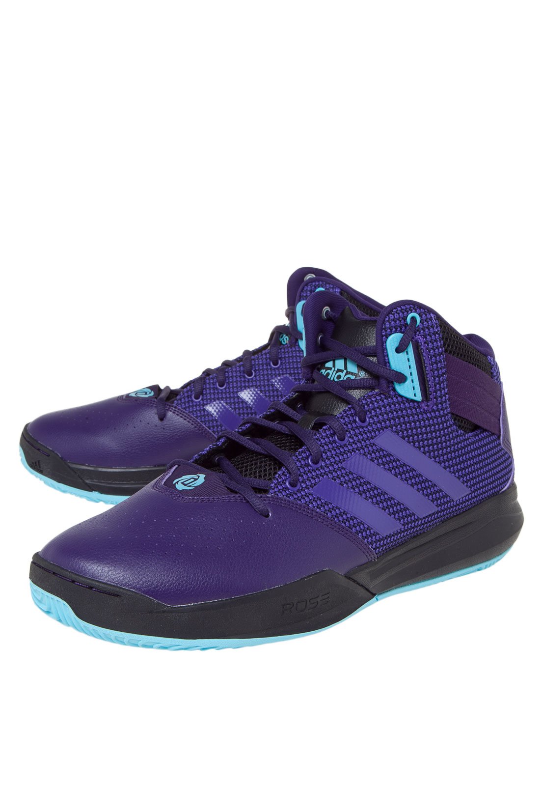 tenis adidas cano alto roxo