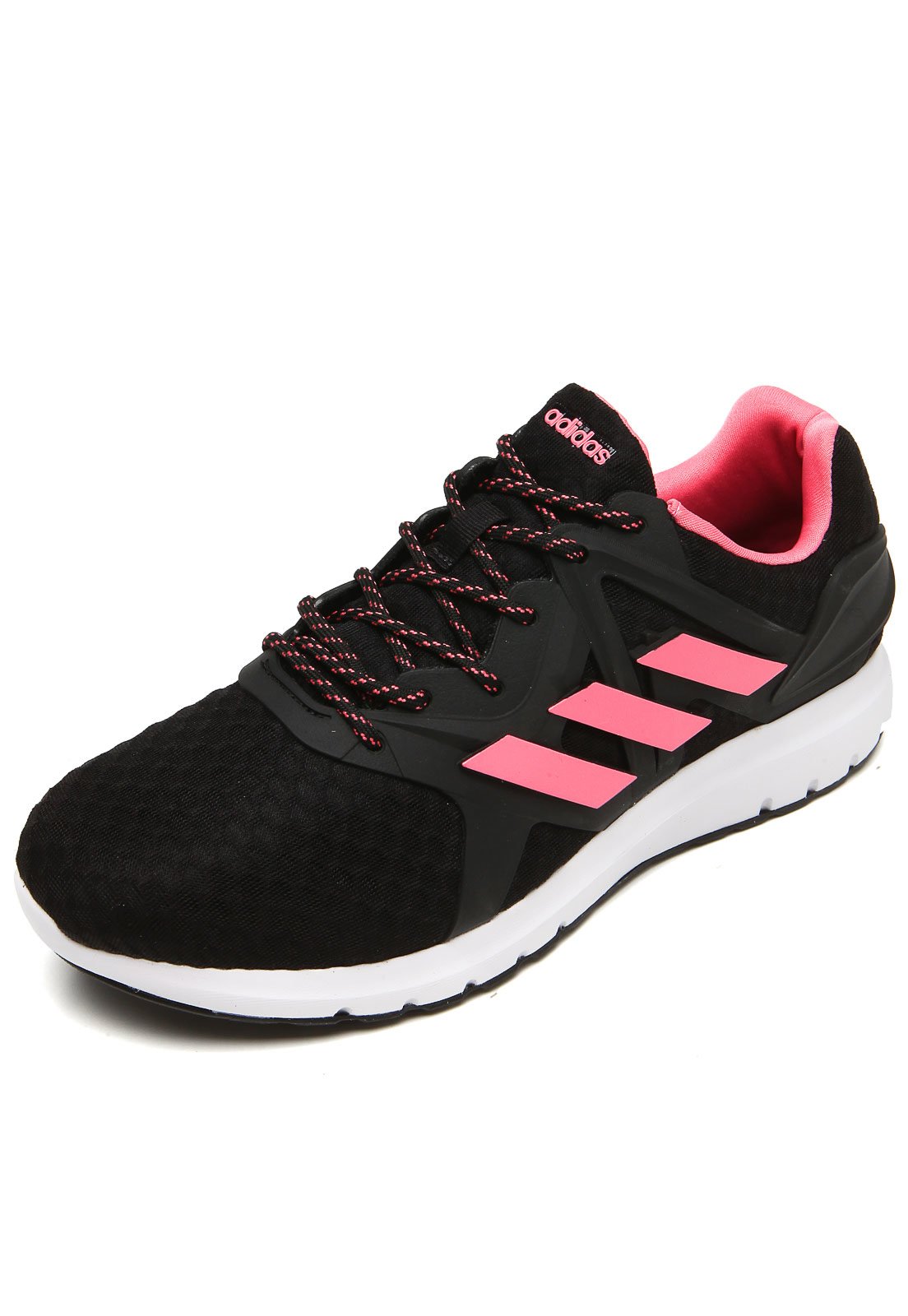 tenis preto e rosa adidas