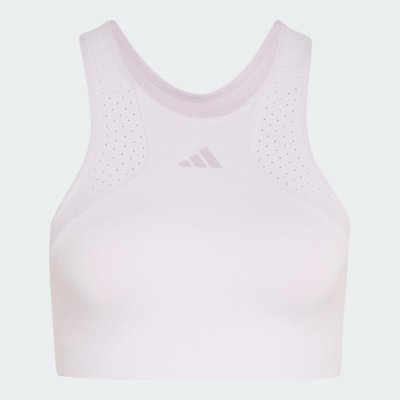 TOP ESPORTIVO DE TREINO COM SUPORTE MÉDIO TECH INTENSITY adidas Performance Roxo