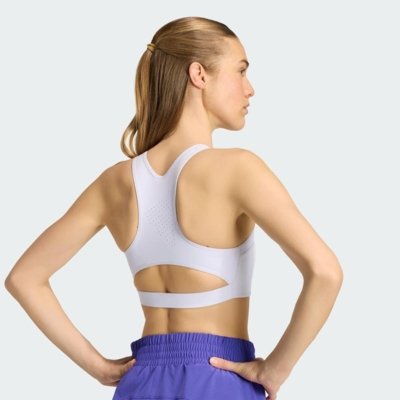 TOP ESPORTIVO DE TREINO COM SUPORTE MÉDIO TECH INTENSITY adidas Performance Roxo