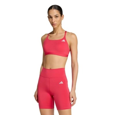 Top Esportivo Optime Essentials Workout Light Support adidas Performance Rosa