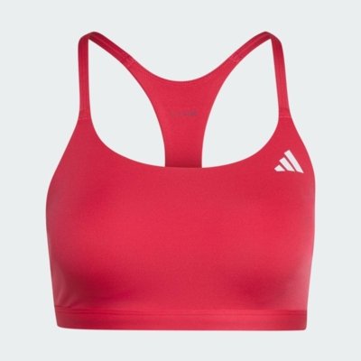 Top Esportivo Optime Essentials Workout Light Support adidas Performance Rosa