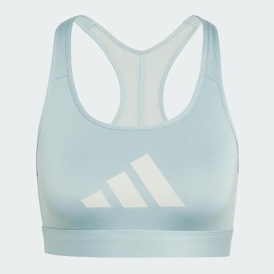 Top Estampado Powerreact Big Logo adidas Performance Verde