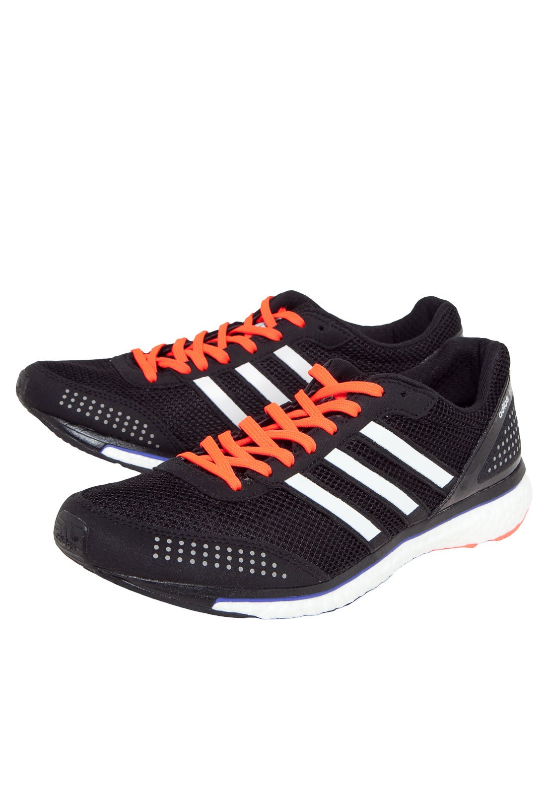 T nis adidas Adizero Adios Boost 2 W Preto Branco