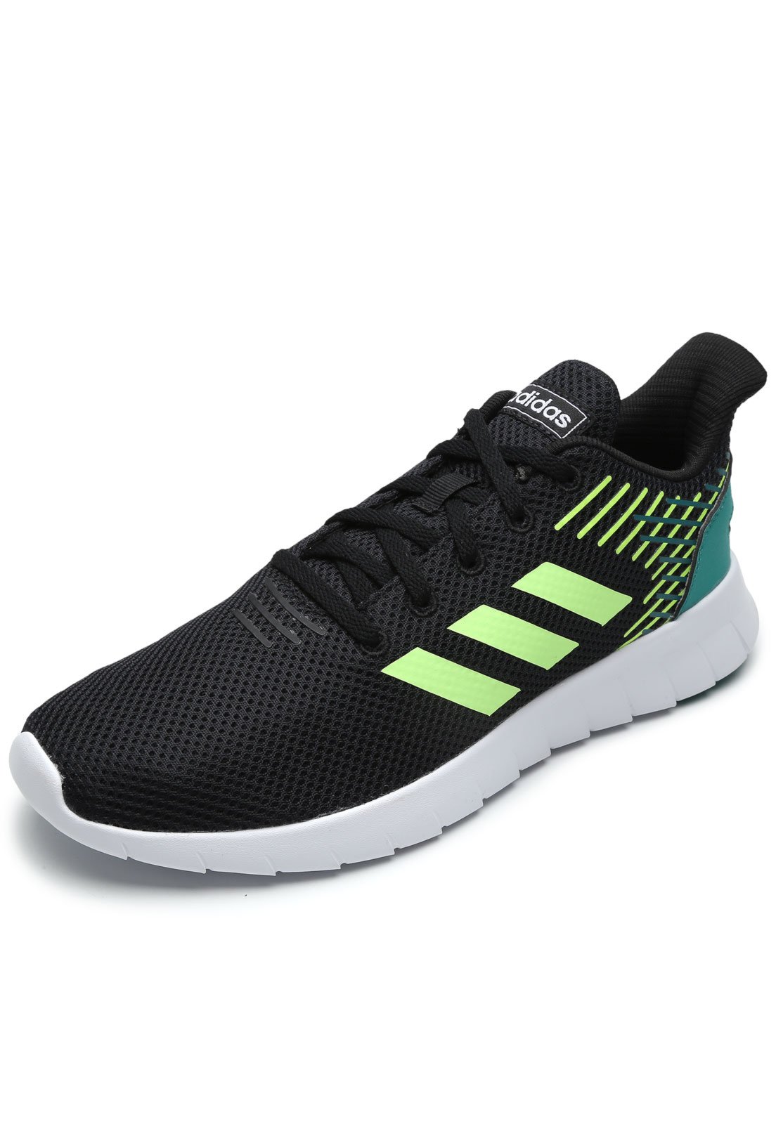 T nis adidas Performance Asweerun Preto Verde Compre Agora