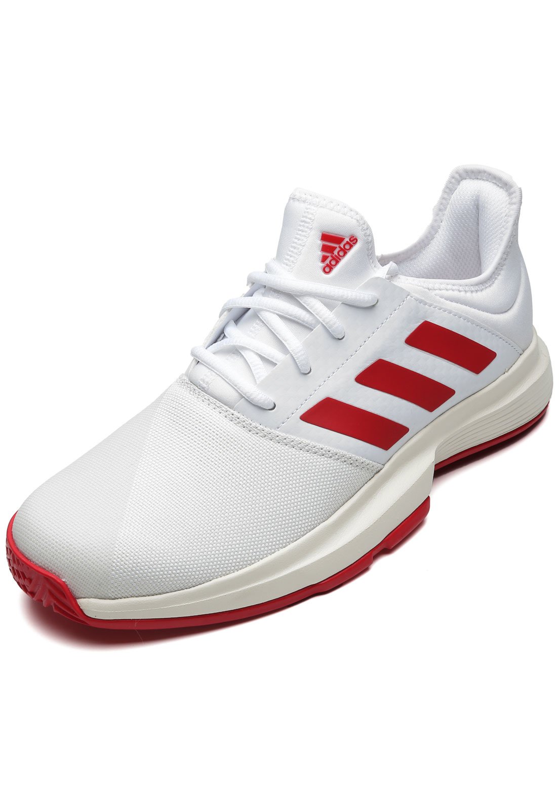 Tenis adidas hot sale branco com vermelho