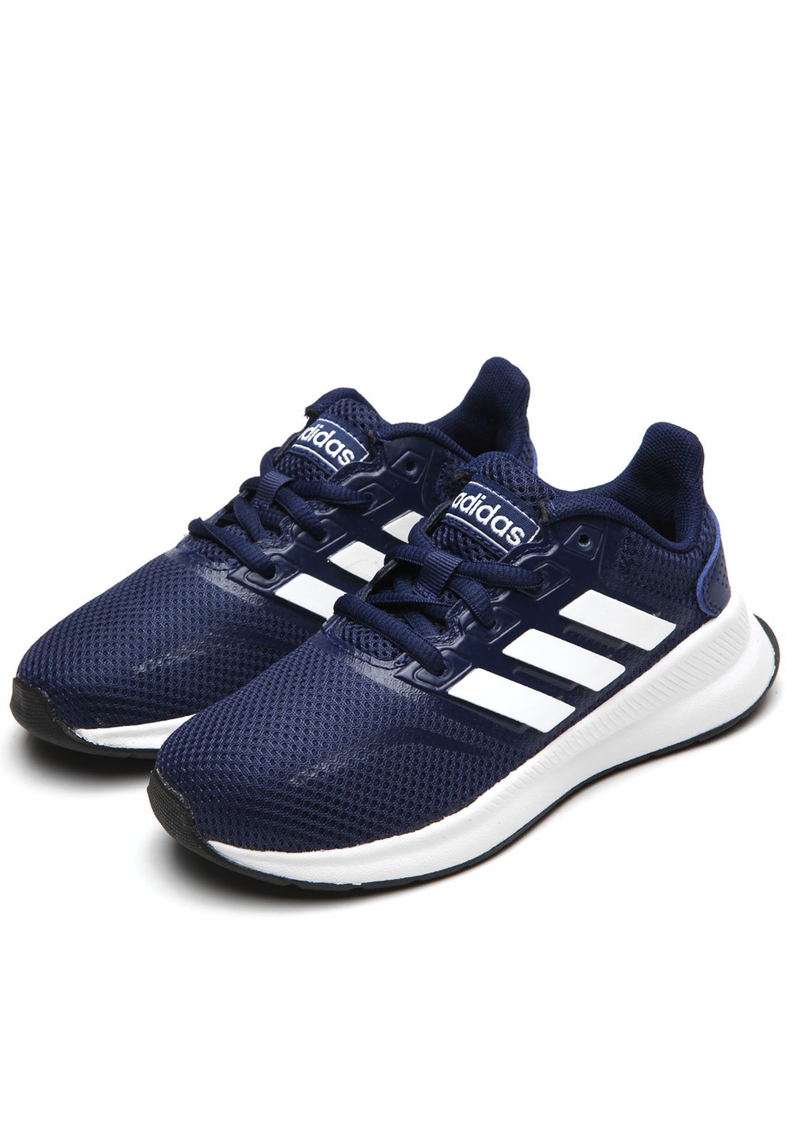 T nis adidas Performance Infantil Runfalcon K Azul Branco Compre