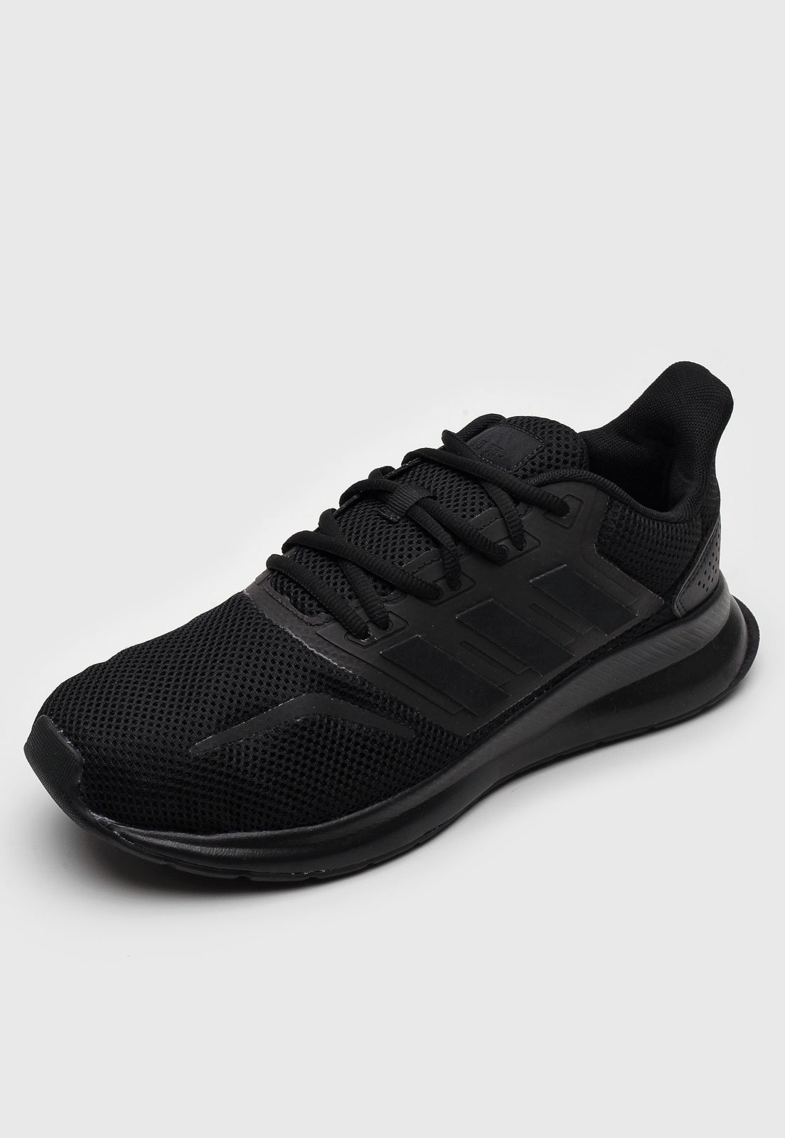 T nis adidas Performance Run Falcon Preto Compre Agora Dafiti