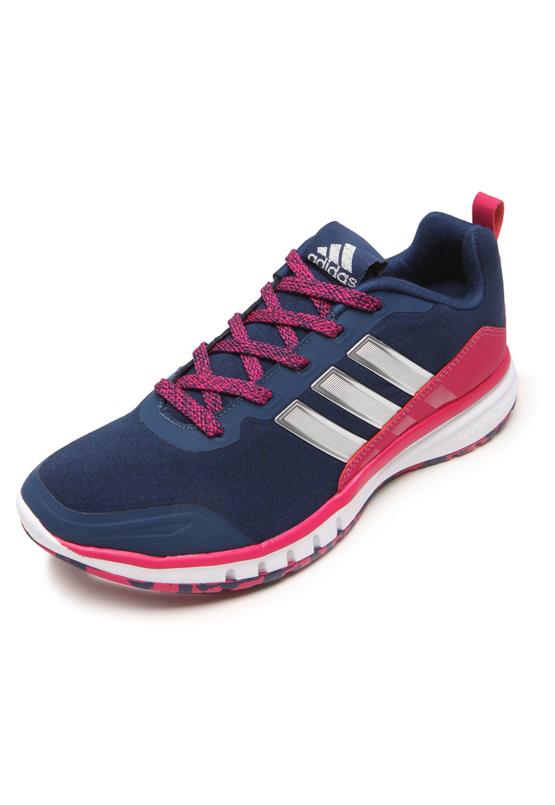 T nis adidas Skyfreeze W Azul Rosa Compre Agora Dafiti Brasil