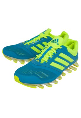 Adidas springblade 2024 verde com laranja