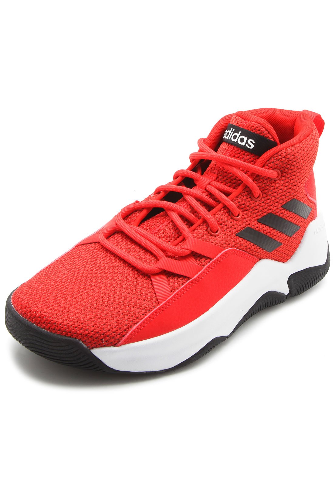 Tenis cano best sale alto vermelho adidas