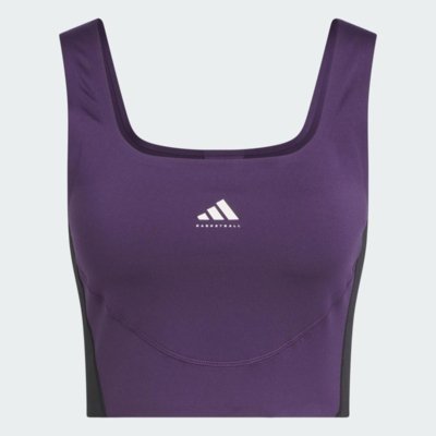 Regata Cropped adidas Basketball adidas Performance Roxo