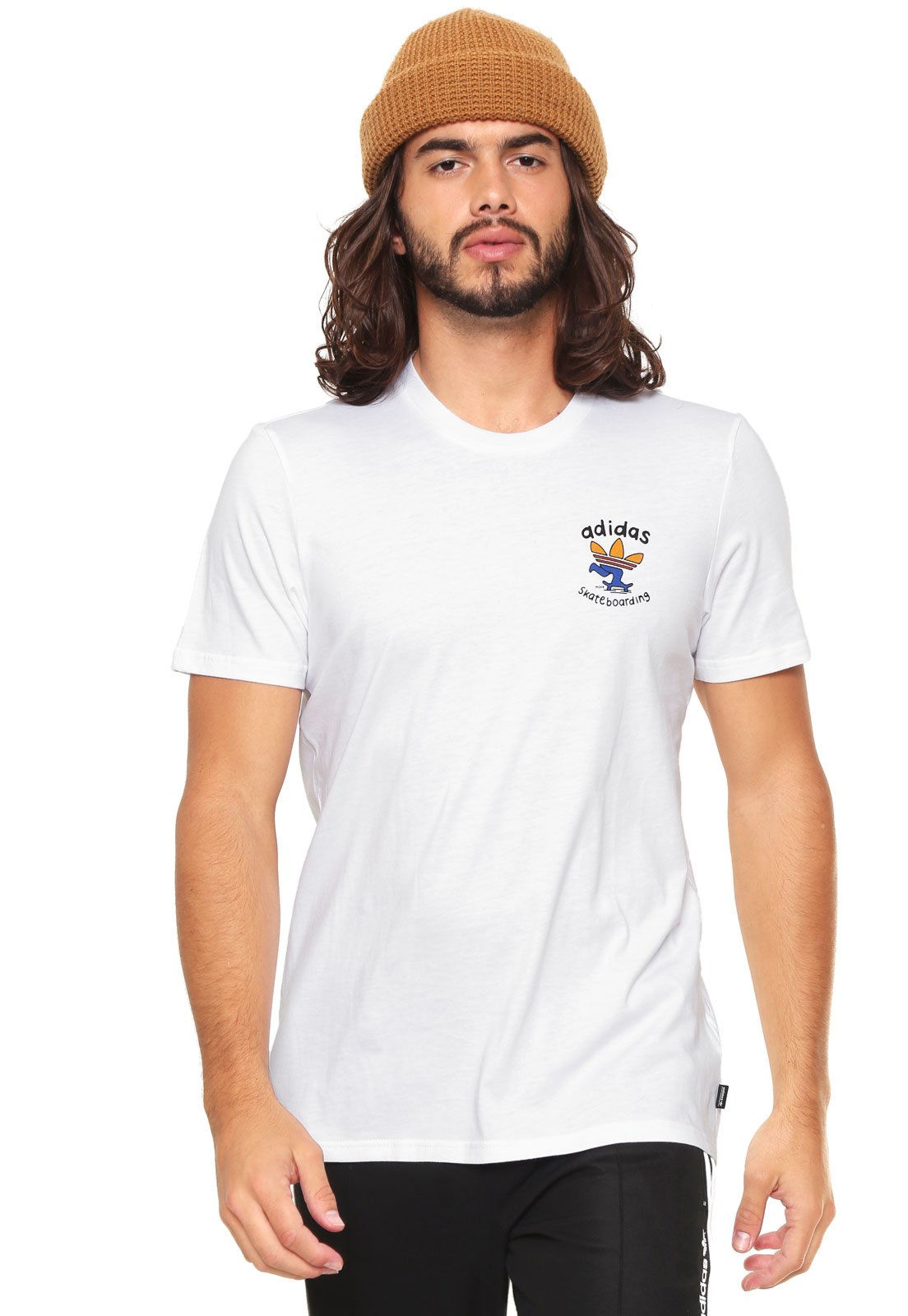 adidas skateboarding t shirt white