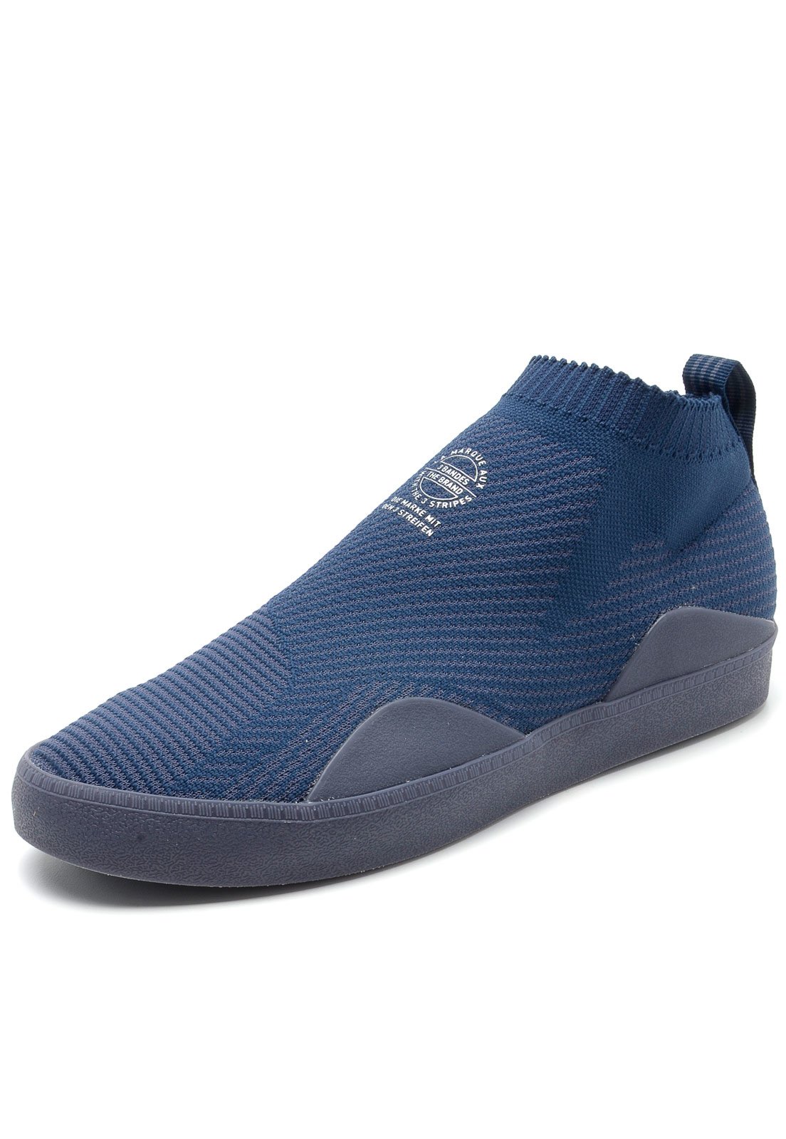 adidas slip on azul marinho