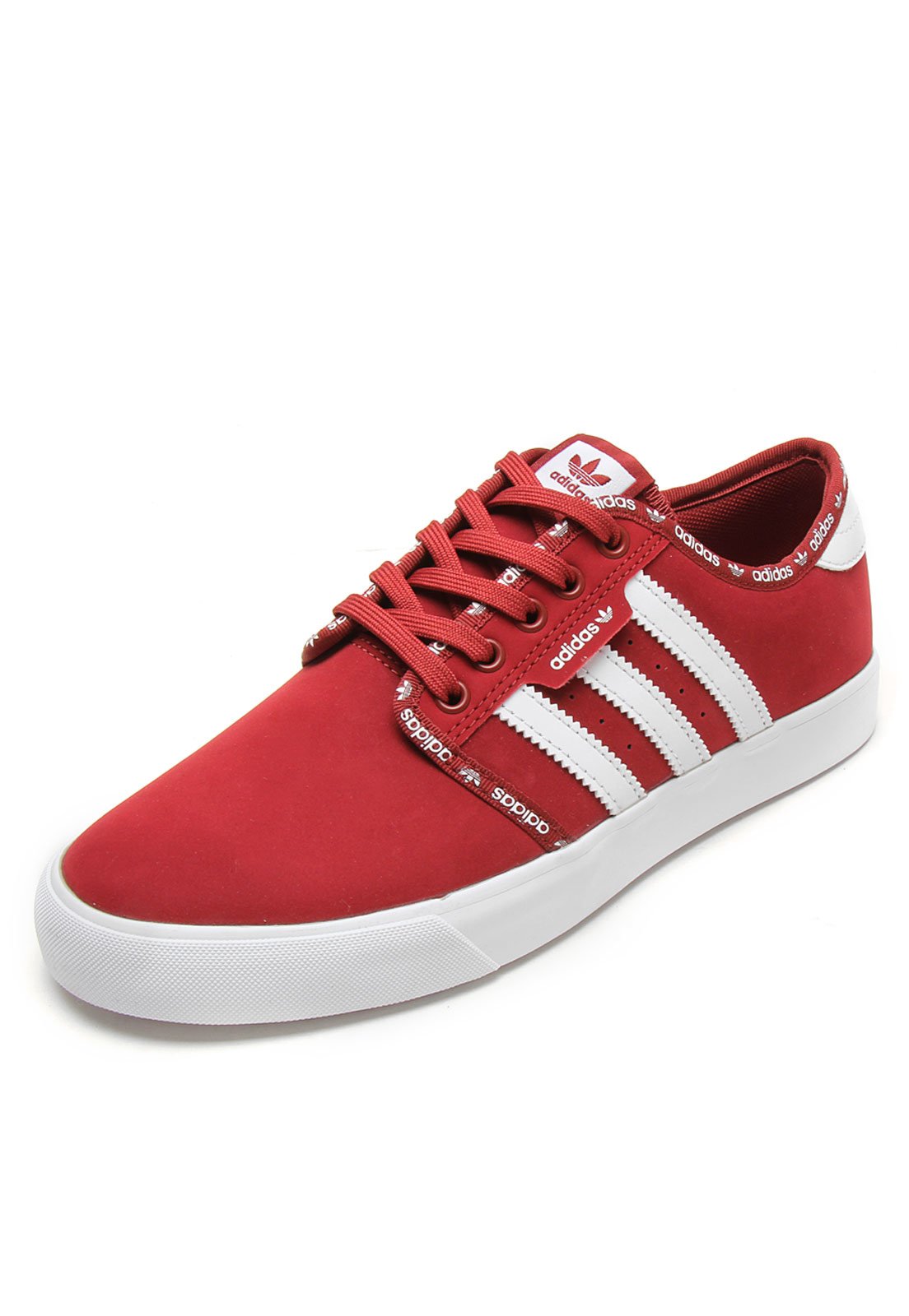 sapato da adidas vermelho