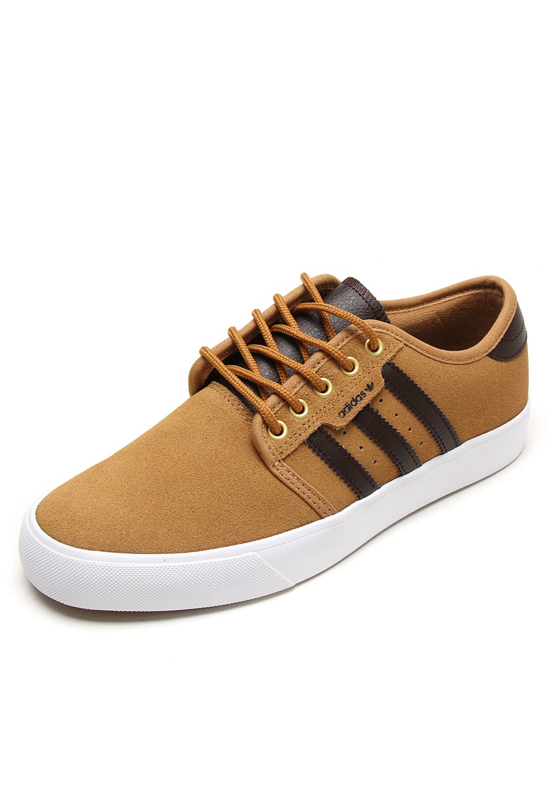 Tênis couro adidas sales skateboarding seeley preto