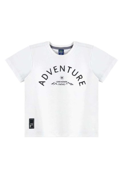 Conjunto Camiseta e Bermuda Bee Loop Branco - Marca Bee Loop