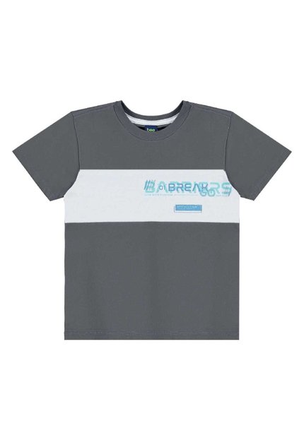 Conjunto Camiseta e Bermuda Bee Loop Cinza - Marca Bee Loop