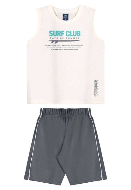 Conjunto Regata e Bermuda Bee Loop Bege - Marca Bee Loop