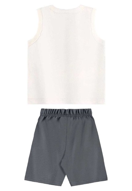 Conjunto Regata e Bermuda Bee Loop Bege - Marca Bee Loop