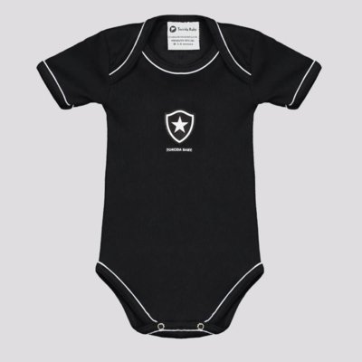 Kit Botafogo 2 Bodys Preto e Rosa
