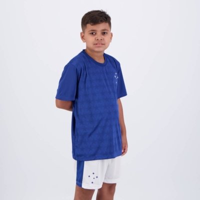 Kit Cruzeiro Mini Craque Infantil Azul