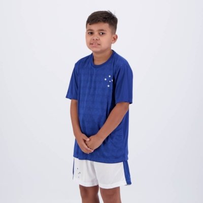 Kit Cruzeiro Mini Craque Infantil Azul