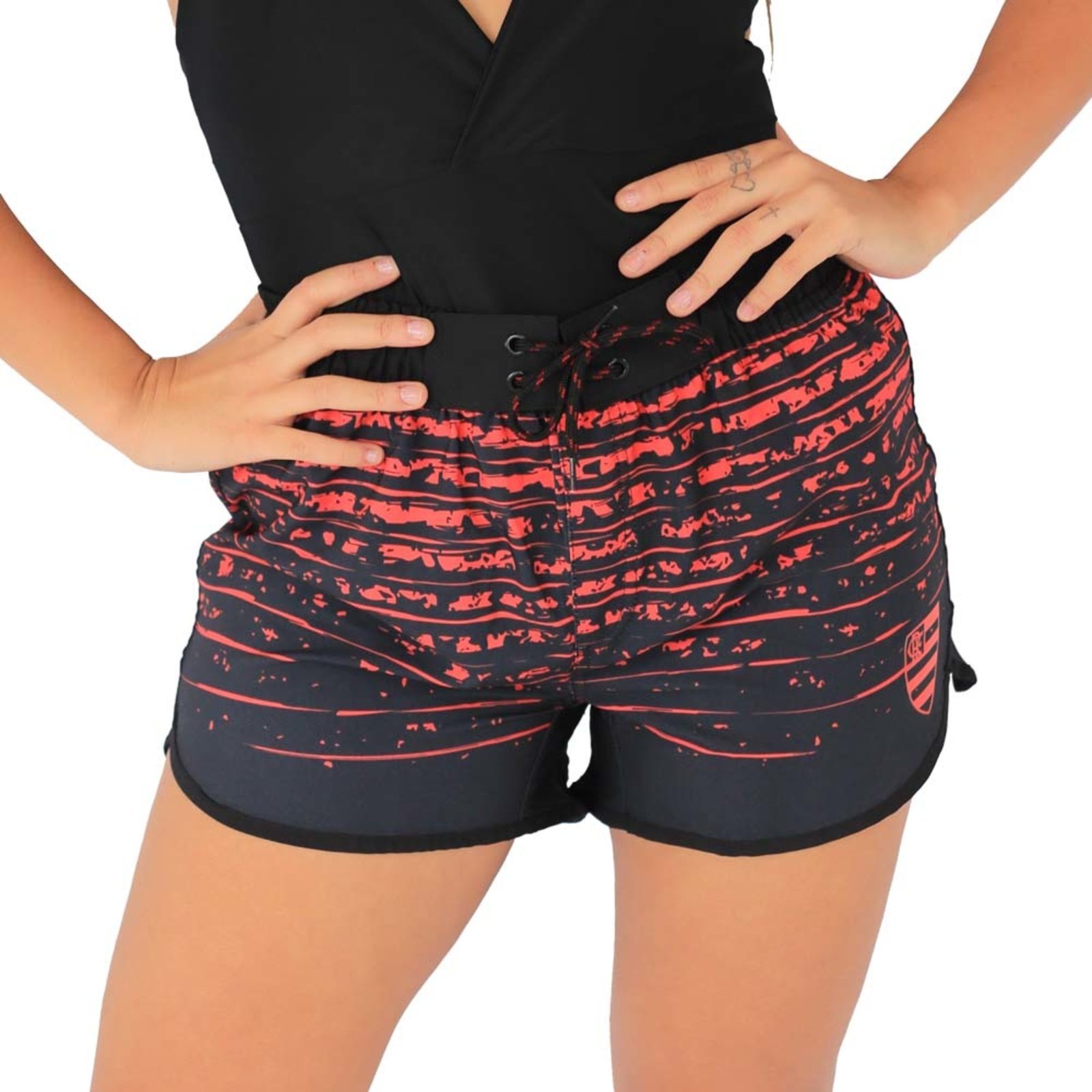 short do flamengo de mulher