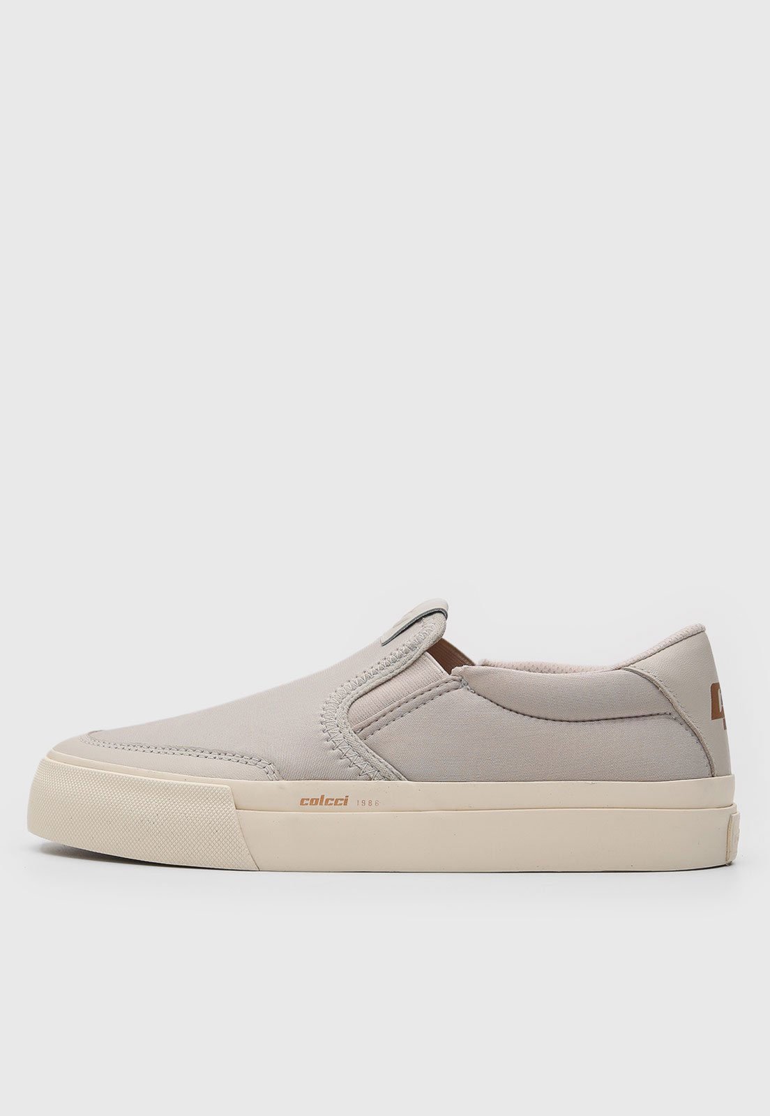 Tênis Feminino Colcci Logo Nude