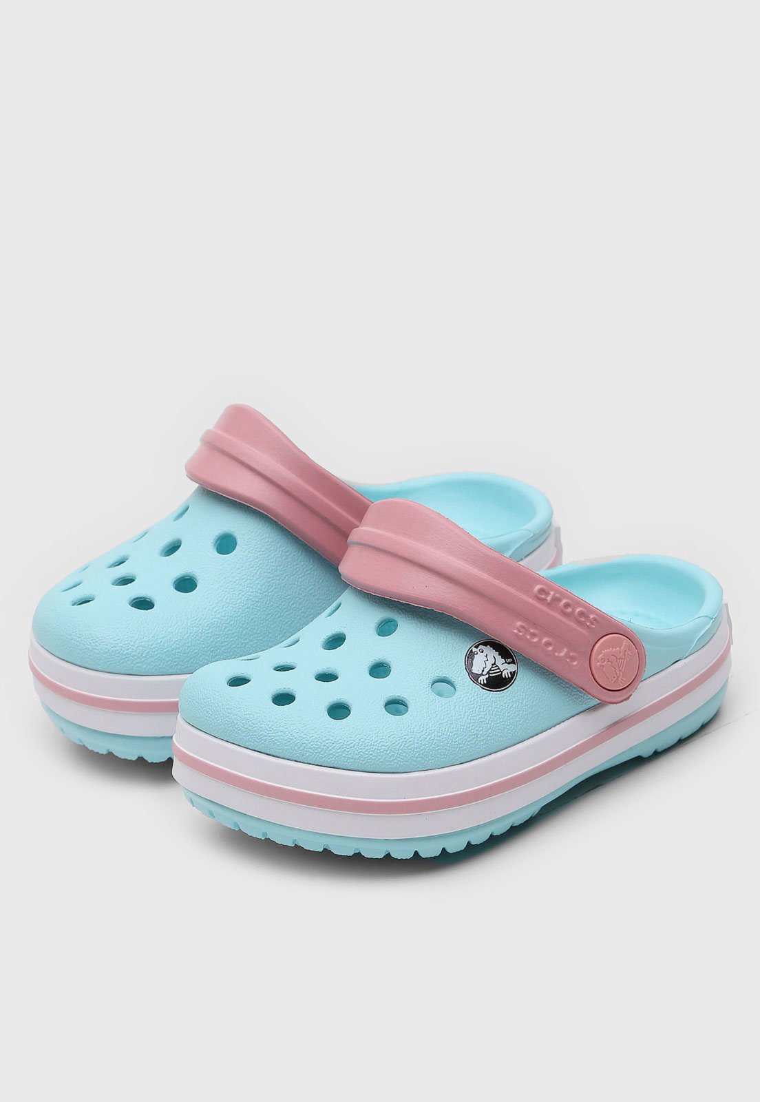 Babuche Crocs Infantil Crocband Clog T Azul