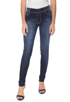 Calça Jeans dimy Skinny Selena Azul Menor preço em Calça Jeans dimy Skinny Selena Azul