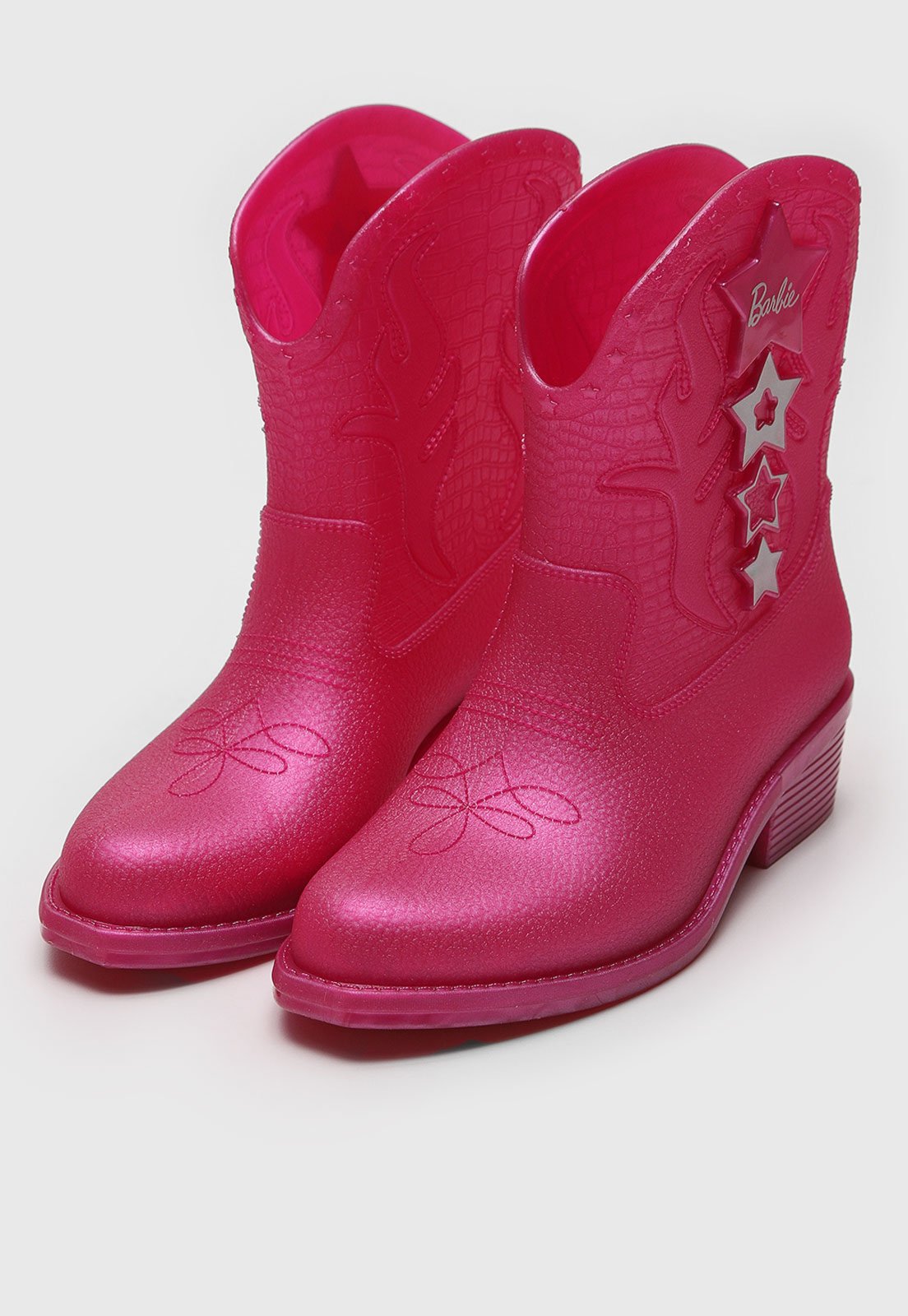 Bota Infantil Grendene Kids Barbie Western Rosa Bota Infantil Grendene Kids Barbie Western Rosa