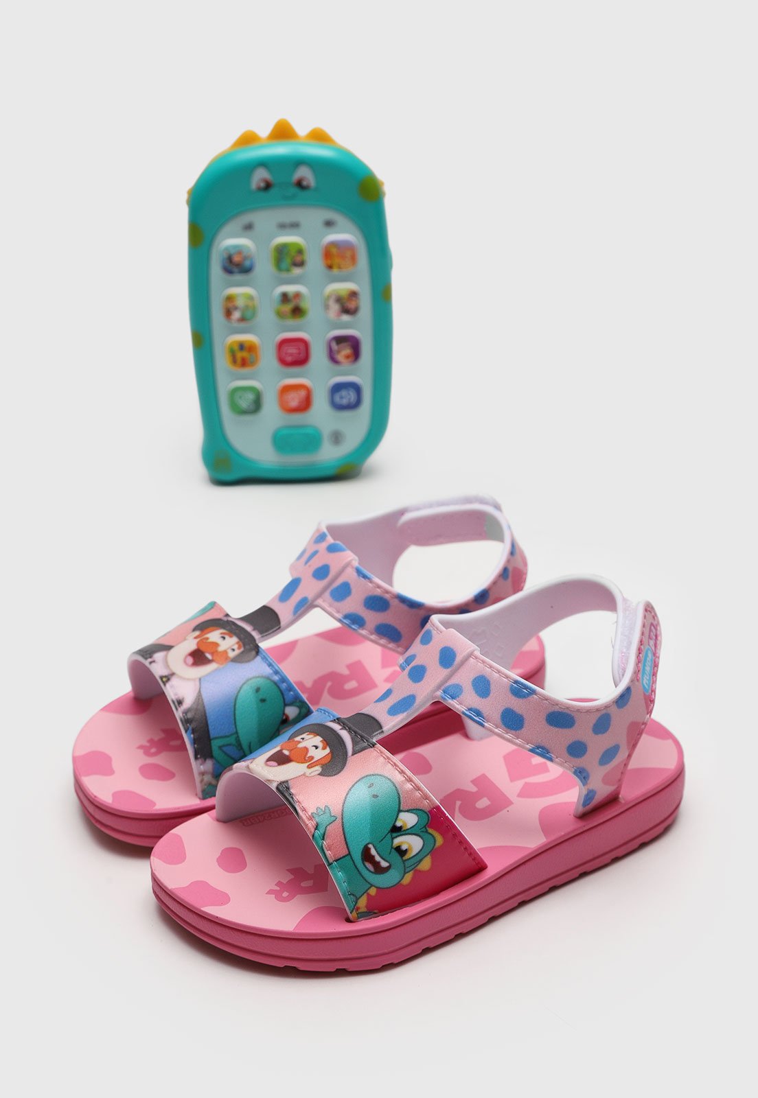 Sandália Infantil Grendene Kids Mundo Bita Dino P Rosa Sandália Infantil Grendene Kids Mundo Bita Dino P Rosa